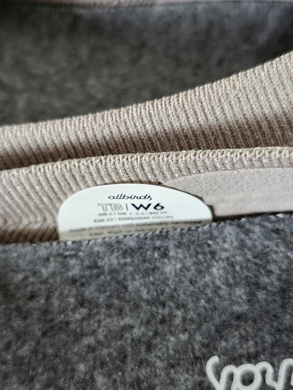 Allbirds Ballerinas colour Mushrooms